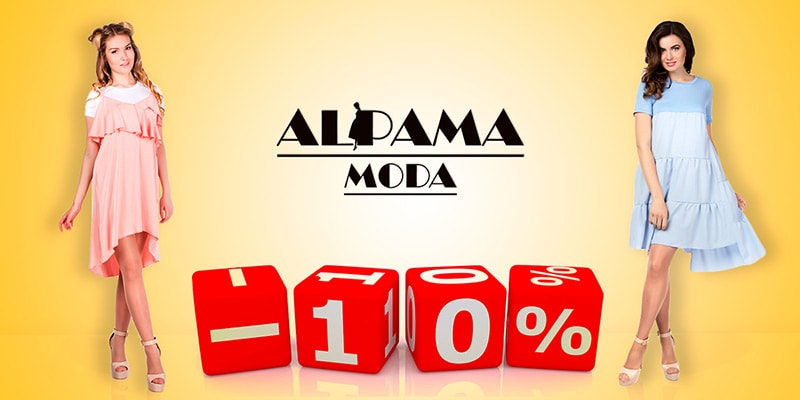 С 7 по 17 июля скидки 10% на всю продукцию торговой марки Alpama
