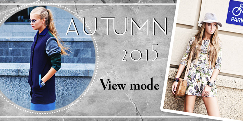 Новая коллекция Autumn 2015 торговой марки View Mode